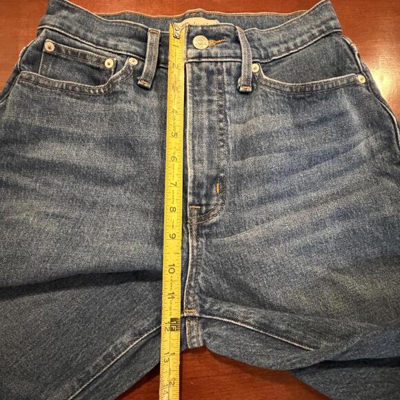 Madewell The Perfect Vintage Straight Jean High Rise Blue Mayfield Wash 26 - Picture 9 of 15